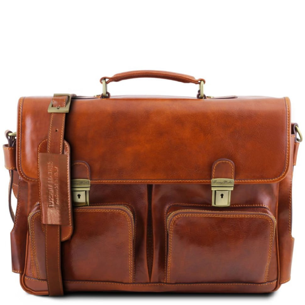 Шкіряний чоловічий портфель Ventimiglia Tuscany TL141449