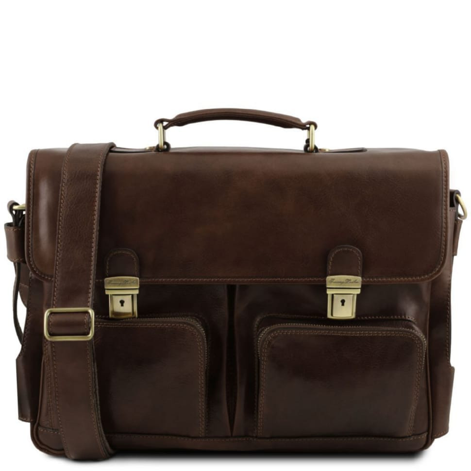 Шкіряний чоловічий портфель Ventimiglia Tuscany TL141449