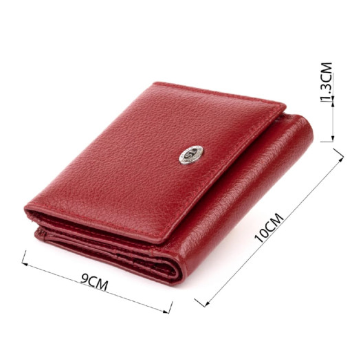 Практичний гаманець середнього розміру для чоловіків з натуральної шкіри BOND 22001 Коричневий