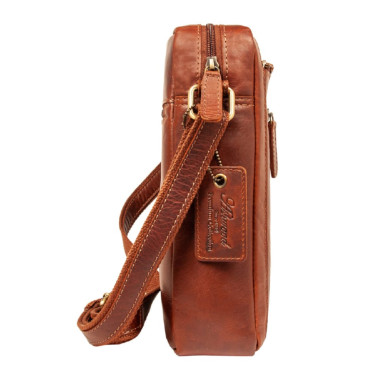 Cумка чоловіча Ashwood K42 Chestnut (Каштановий)
