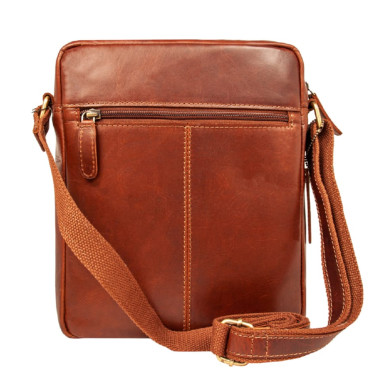 Cумка чоловіча Ashwood K42 Chestnut (Каштановий)
