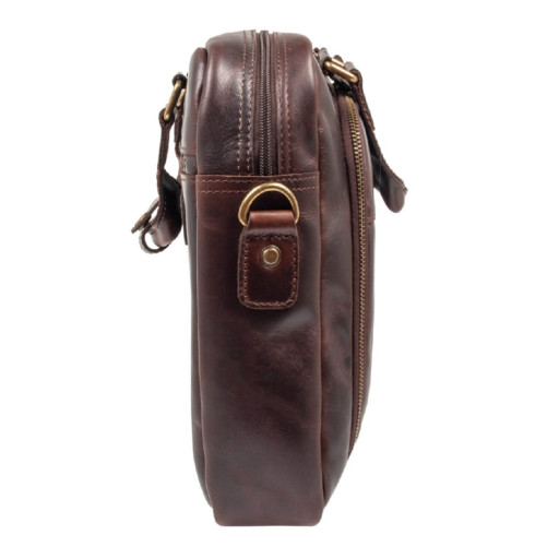 Сумка чоловіча для ноутбука 13 Ashwood 8143 Brown (Коричневий)