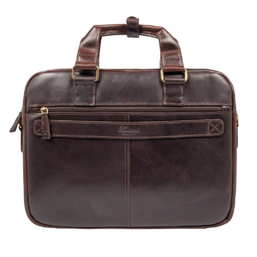 Сумка чоловіча для ноутбука 13 Ashwood 8143 Brown (Коричневий)