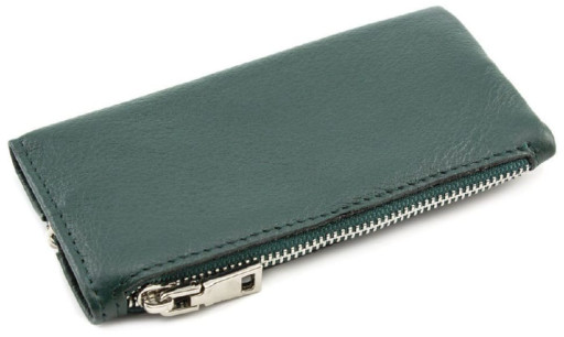 Зелена шкіряна ключниця Marco Coverna 017-7