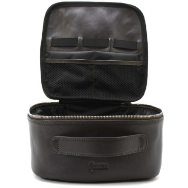 Beauty case, cosmetic bag, organizer for cosmetics TARWA GC-1001-4lx brown