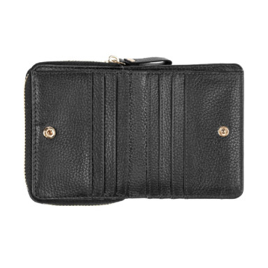 Жіночий шкіряний гаманець Ashwood Y50 Black (Чорний)