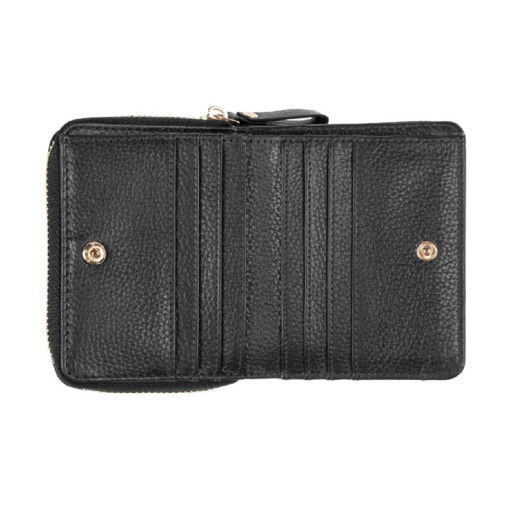 Жіночий шкіряний гаманець Ashwood Y50 Black (Чорний)