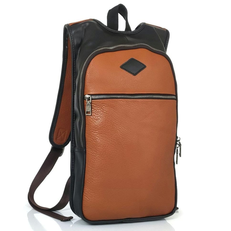 Шкіряний коричневий рюкзак Tiding Bag S-JMD10-0006C