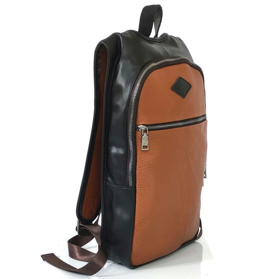 Шкіряний коричневий рюкзак Tiding Bag S-JMD10-0006C