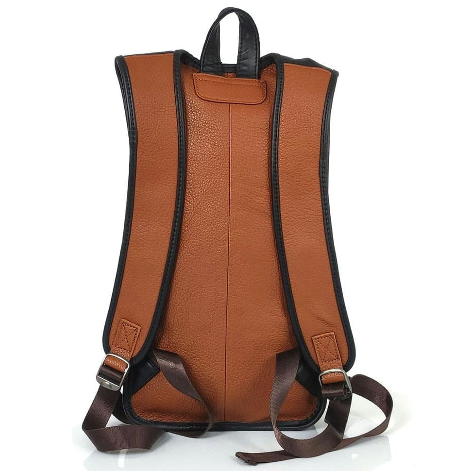 Шкіряний коричневий рюкзак Tiding Bag S-JMD10-0006C