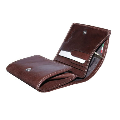 Leather wallet Nevada 3459 moro brown