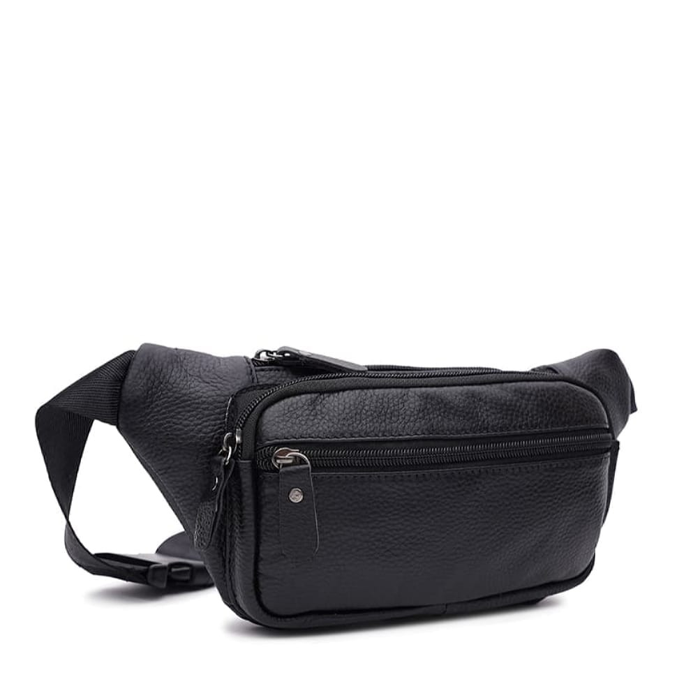 Чоловіча шкіряна сумка Keizer K1039bl-black