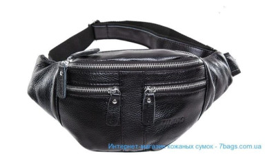 Men's leather belt bag Tiding 3088