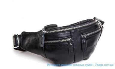 Men's leather belt bag Tiding 3088