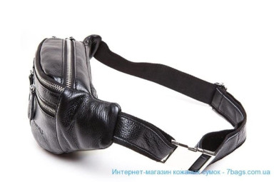 Men's leather belt bag Tiding 3088