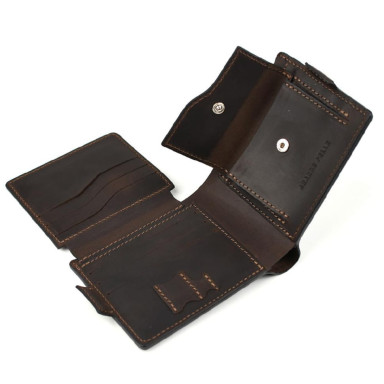 Amico Grande Pelle leather wallet, brown crazy horse 515120