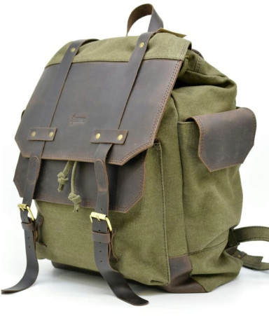 Urban backpack Urban in combination fabric + leather TARWA RН-6680-4lx