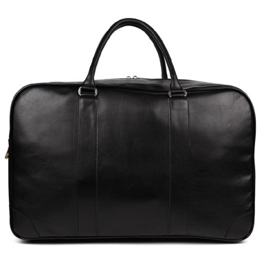 Leather travel bag GA-6827-4lx TARWA black Nappa