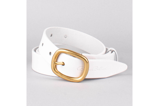 Ремінь Firenze білий 515-16-31