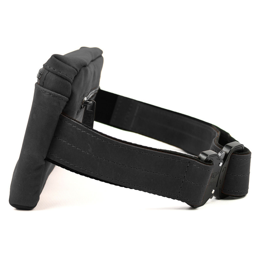 Сумка чоловіча напоясна (через плече) невелика TARWA Чорна (RА-1818-3md)