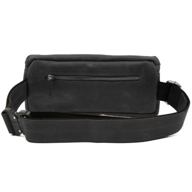 Men's waist bag (over the shoulder) small TARWA Black (RA-1818-3md)