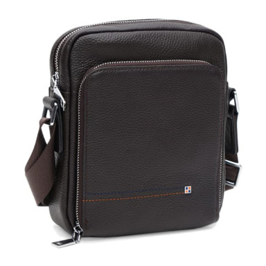 Мужская кожаная сумка Ricco Grande K16207br-brown