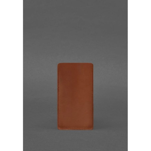 Шкіряний чохол для iPhone 13 Світло-коричневий Crazy Horse