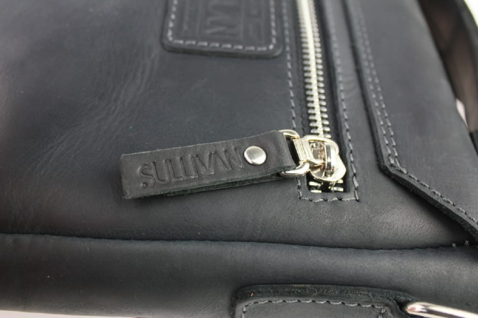 Сумка чоловіча шкіряна барсетка з ручкою SULLIVAN 354-98(35) чорна