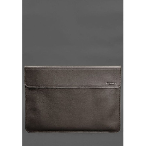 Шкіряний чохол-конверт на магнітах для MacBook Pro 15 (2023) Темно-бежевий