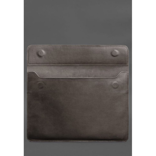 Шкіряний чохол-конверт на магнітах для MacBook Pro 15 (2023) Темно-бежевий