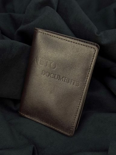 Обкладинка на авто документи SR034 (коричневий)
