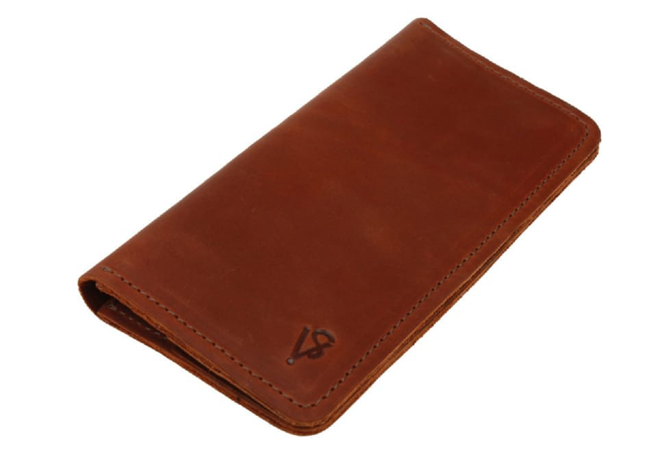 Mens large leather wallet SULLIVAN 103-65(10) light brown