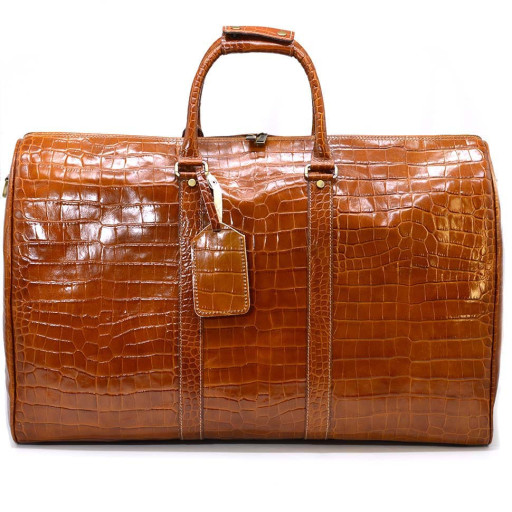 Велика шкіряна дорожня сумка 61см TARWA Cr-9551-4lx з тисненням