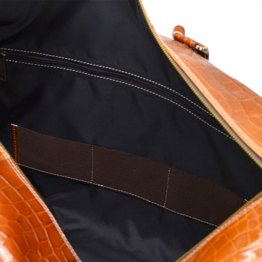 Велика шкіряна дорожня сумка 61см TARWA Cr-9551-4lx з тисненням