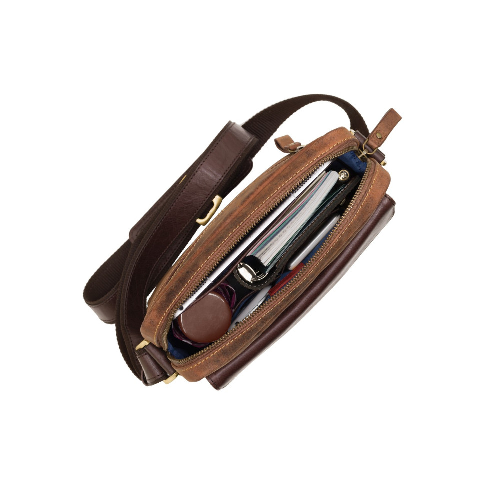 Сумка чоловіча Visconti TC70 Vesper A5 (Havana Tan/Merlin)