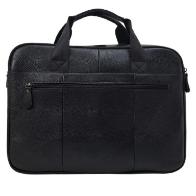 Портфель мягкий кожаный BUFFALO BAGS M5029A черный