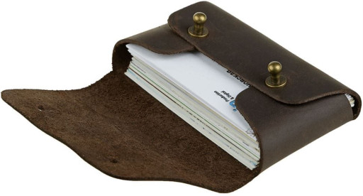 Візитниця SHVIGEL 16160 Коричнева