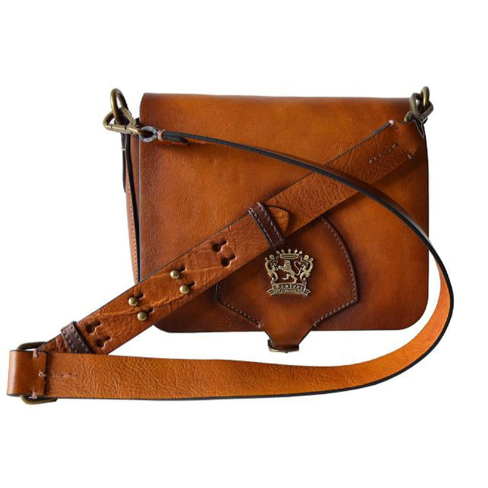 Pratesi BMA530 - Mandri Cross Body Bag in cowhide leather Mandri Brown