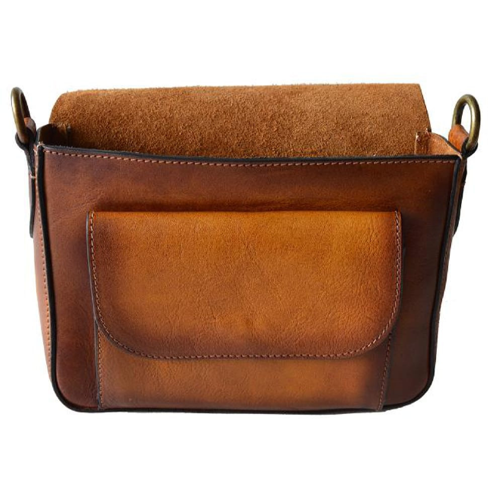 Pratesi BMA530 - Mandri Cross Body Bag in cowhide leather Mandri Brown