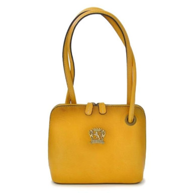 Pratesi BYE468 - Roccastrada Woman Bag in cow leather Bruce Yellow