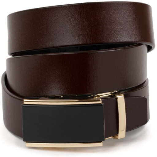 Шкіряний чоловічий ремінь батал Vintage 20720