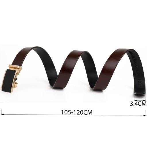 Шкіряний чоловічий ремінь батал Vintage 20720