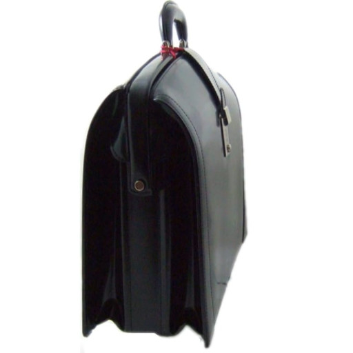 Pratesi RNE120/B - Brunelleschi Великий Briefcase для ноутбука в цукерки Leather Radica Black