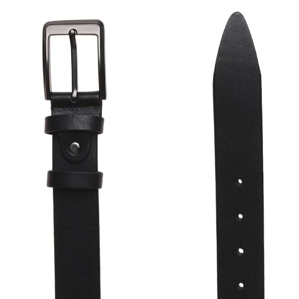 Чоловік шкіряний ремінь Borsa Leather v1chn-gen115R-BL2