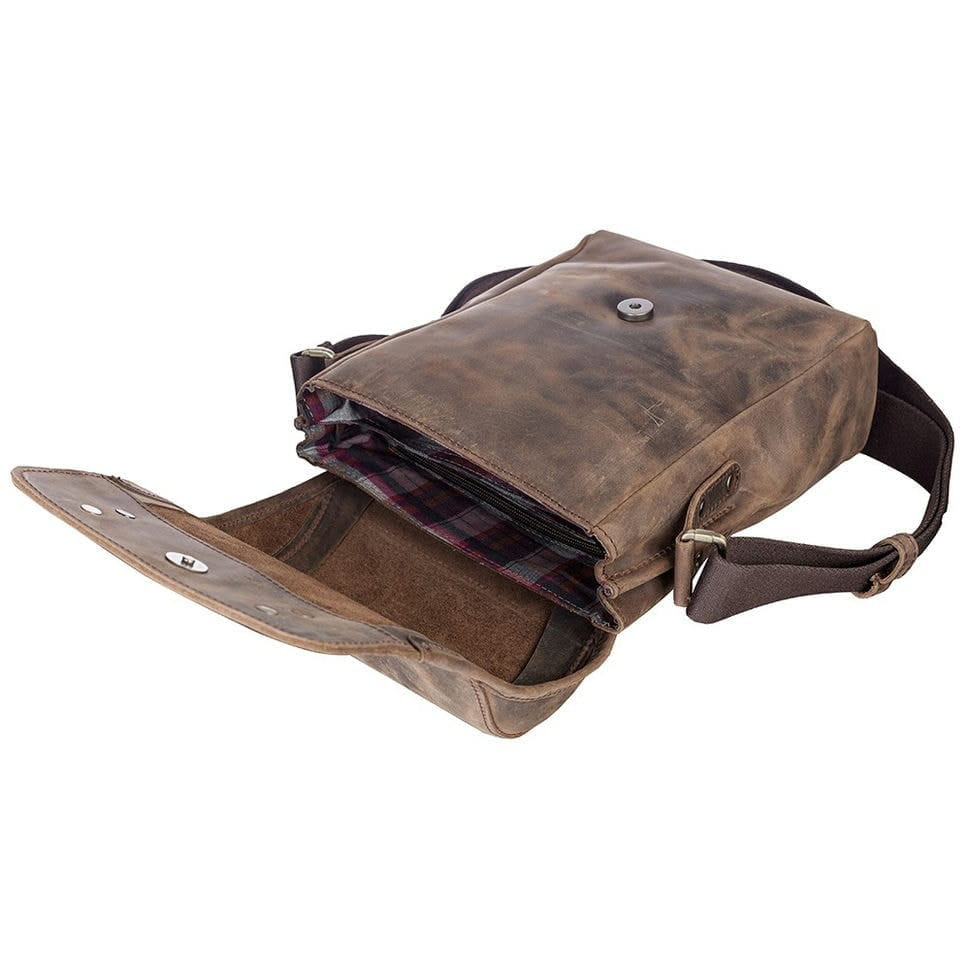 Барсетка м'яка шкіряна Tony Bellucci 5149-06 коричневий нубук