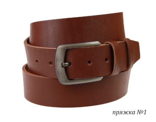 Ремен шкіряний джинсовий SULLIVAN 112-91 (8) 115-150 см світло-коричневий