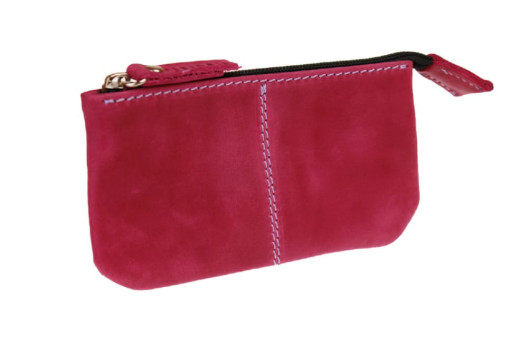 Ключниця шкіряна сумочка для ключів SULLIVAN k14 (4) фуксія