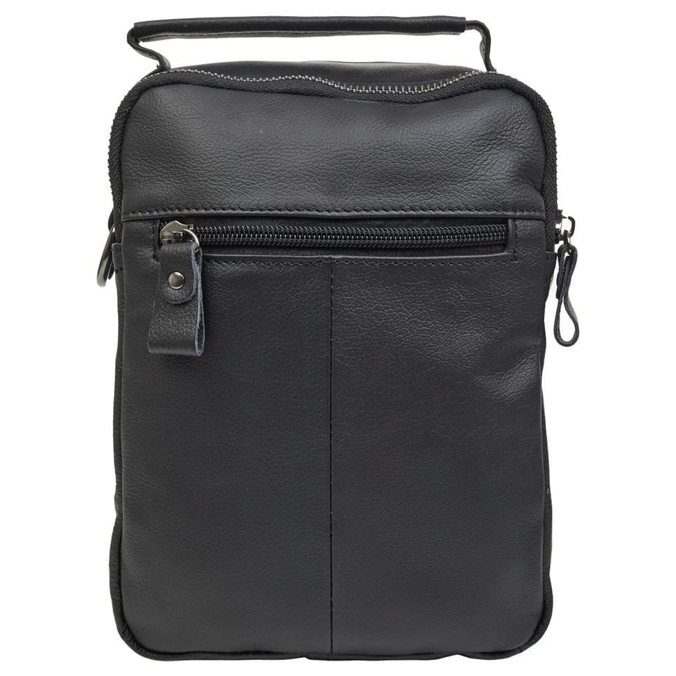 Чоловіча шкіряна сумка через плече BUFFALO BAGS M7910A чорна