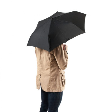 Парасолька Fulton Miniflat-1 L339 Black (Чорний)