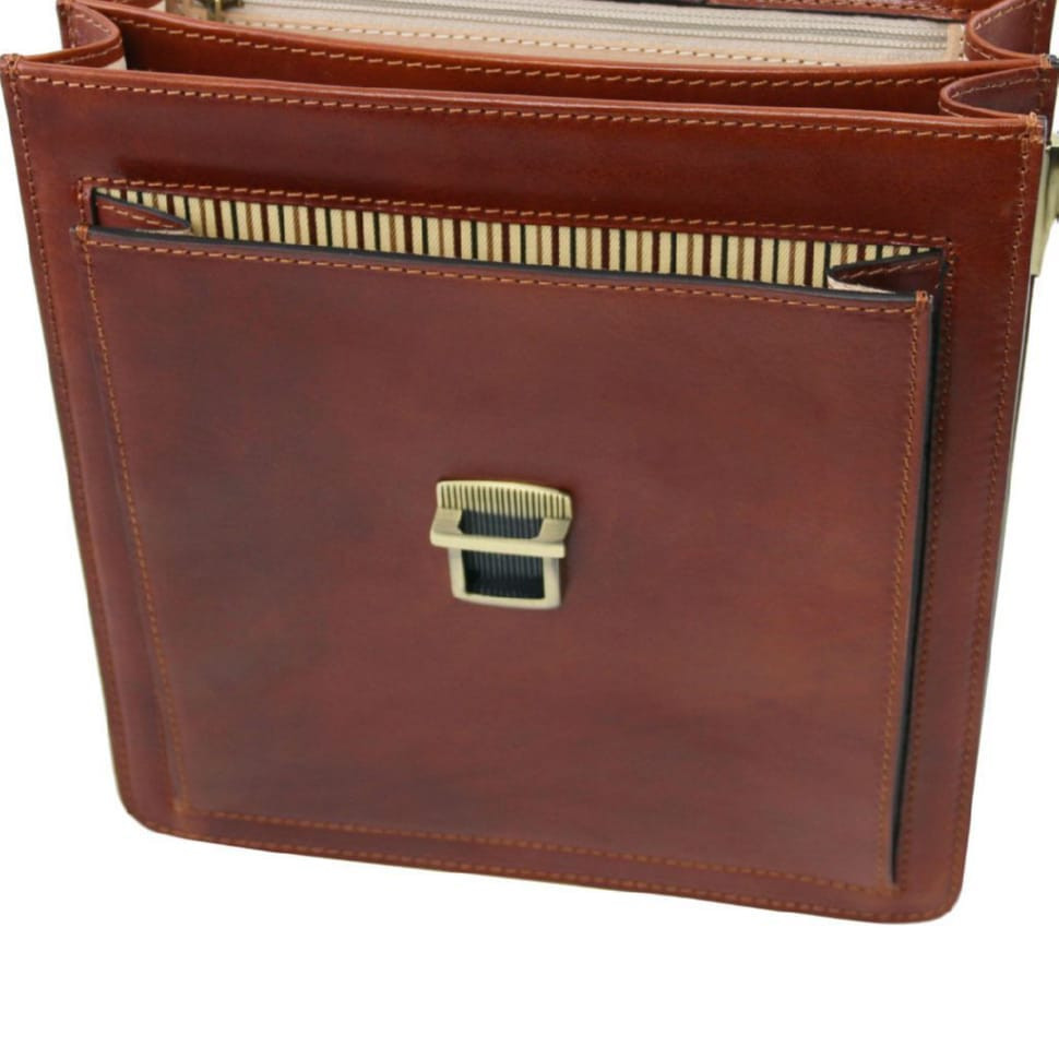 DAVID Чоловіча шкіряна сумка через плече малого розміру Tuscany TL141425